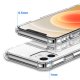 Coque iPhone 12 mini (5,4 pouces) Anti-Chocs avec Bords Renforcés en silicone Transparente