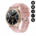 Montre connectée Bluetooh avec fonction d'appel, multi-sports - Rose