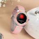 Montre connectée Bluetooth avec synchronisation des notifications - Rose Pale