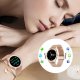 Montre connectée Bluetooth écran personnalisable avec podomètre, suivi du sommeil - Or