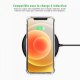 Coque iPhone 12/12 Pro (6,1 pouces) Anti-Chocs avec Bords Renforcés en silicone Transparente