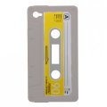 Coque Silicone Cassette pour iPhone 5/5S grise 