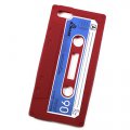 Coque Silicone Cassette pour iPhone 5/5S rouge