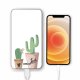 Batterie verre trempé 8000mAh Cactus Love Motif Ecriture Tendance Evetane