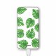 Batterie verre trempé 8000mAh Feuilles palmiers Motif Ecriture Tendance Evetane