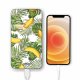 Batterie verre trempé 8000mAh Bananes Tropicales Motif Ecriture Tendance Evetane