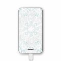 Batterie verre trempé 8000mAh Mandala Turquoise Motif Ecriture Tendance Evetane