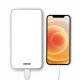 Batterie verre trempé 8000mAh Pissenlit blanc Motif Ecriture Tendance Evetane