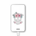 Batterie verre trempé 8000mAh Crâne Motif Ecriture Tendance Evetane
