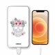 Batterie verre trempé 8000mAh Crâne Motif Ecriture Tendance Evetane