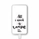 Batterie verre trempé 8000mAh All I Need Is Laugh Motif Ecriture Tendance Evetane