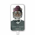 Batterie verre trempé 8000mAh Tigre Fashion Motif Ecriture Tendance Evetane