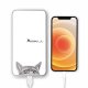 Batterie verre trempé 8000mAh Chat Miaou Motif Ecriture Tendance Evetane