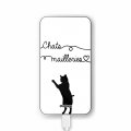 Batterie verre trempé 8000mAh Chats Mailleries Motif Ecriture Tendance Evetane