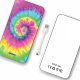 Batterie verre trempé 8000mAh Tie and Dye Rainbow Motif Ecriture Tendance Evetane