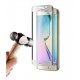 Vitre protectrice avant en verre trempé 3D integrale incurvée pour Samsung Galaxy S7 Edge - Argent