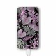 Batterie en verre trempé universel 8000mAh Fleurs Tropicales Parme Motif Ecriture Tendance La Coque Francaise