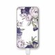 Batterie en verre trempé universel 8000mAh Pivoines Violettes Motif Ecriture Tendance La Coque Francaise