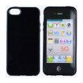 Coque silicone noire iPhone 5 / 5S