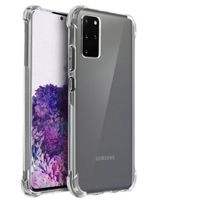 Coque Samsung Galaxy S20 Plus Anti-Chocs avec Bords Renforcés en silicone Transparente