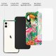 Coque iPhone 11 Coque Soft Touch Glossy Animaux Tropicaux Design Evetane