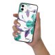 Coque iPhone 11 Coque Soft Touch Glossy Lys Bleues et violettes Design Evetane