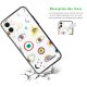 Coque iPhone 11 Coque Soft Touch Glossy Multi Yeux Design Evetane