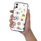 Coque iPhone 11 Coque Soft Touch Glossy Multi Yeux Design Evetane