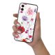 Coque iPhone 11 Coque Soft Touch Glossy Fleurs Multicolores Design Evetane