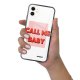 Coque iPhone 11 Coque Soft Touch Glossy Call me baby Design Evetane