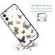 Coque iPhone 11 Coque Soft Touch Glossy Papillons Multicolors Design Evetane