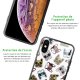 Coque iPhone Xs Max Coque Soft Touch Glossy Chiens à Lunettes Design Evetane