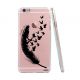 Carnet Plume + Coque pour iPhone 6/6S