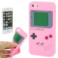 Coque silicone Gameboy rose clair pour iPhone 5 / 5S