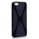 Coque silicone Xline noire pour iPhone 5