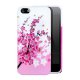 Coque silicone iPhone 5 Pink Flower fleurs japonaises