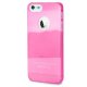 Coque crystal puro ultra fine pour iphone 5 - rose