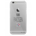 Coque iPhone 6/6S rigide transparente Bobo parisien Dessin La Coque Francaise
