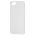 Coque silicone enjoy Soft Grip iPhone 5 / 5S blanc