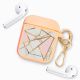 Housse de protection  pour Airpods Pro Silicone Liquide Rose Marbre Rose