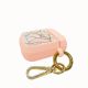 Housse de protection  pour Airpods Pro Silicone Liquide Rose Marbre Rose