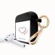 Housse pour airpods Coeur Noir Amour La Coque Francaise