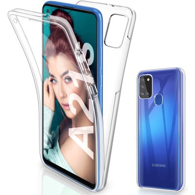 Coque Samsung Galaxy A21S 360° intégrale protection avant arrière silicone transparente