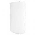 Etui pouch en cuir Xqisit Easyout iPhone 5 / 5S blanc
