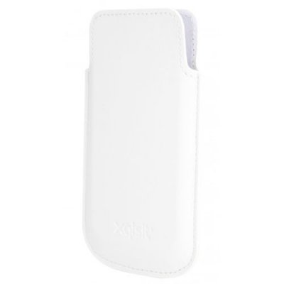 Etui Xqisit pourmed cow shiny iPhone 5 blanc