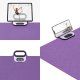 Tapis de Yoga, Gym avec support téléphone, minuterie, chronomètre - rose et violet