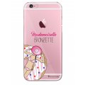 Coque iPhone 6/6S rigide transparente Mlle Bronzette Dessin La Coque Francaise