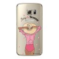 Coque Samsung Galaxy S6 rigide transparente Sexy et bronzée Dessin La Coque Francaise