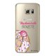 Coque rigide transparent Mademoiselle Bronzette pour Samsung Galaxy S6