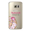 Coque Samsung Galaxy S6 rigide transparente Mlle Bronzette Dessin La Coque Francaise